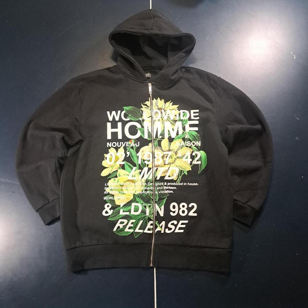 Boohoo Men's Black Hoodie